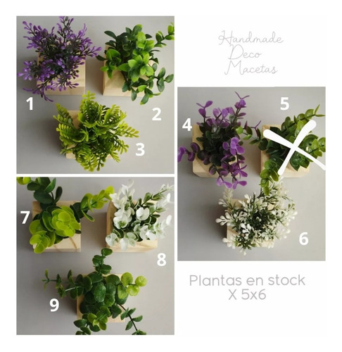 Plantitas Artificiales Centro De Mesa En Bandejita Diseño