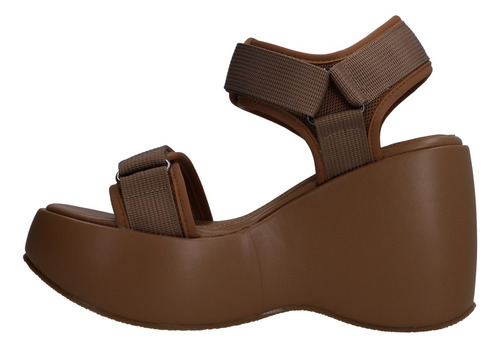 Sandalia Casual Dama Plataforma Camel