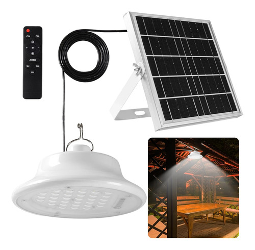 Lámpara Colgante De Luz Solar Para Cobertizo, Día Y Noche, C