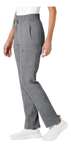 Pantalon Cargo Cintura Alta P/mujer Gris Wonderwink