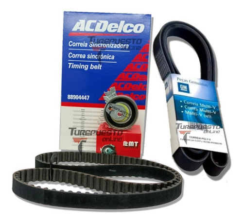 Kit Correa Distribucion Y Poly-v Chevrolet Agile 1.4 