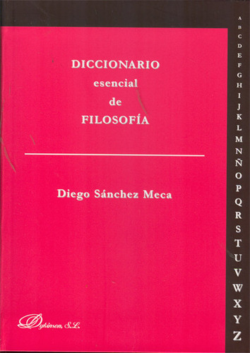 Libro Diccionario Esencial De Filosofã­a - Sã¡nchez Meca,...