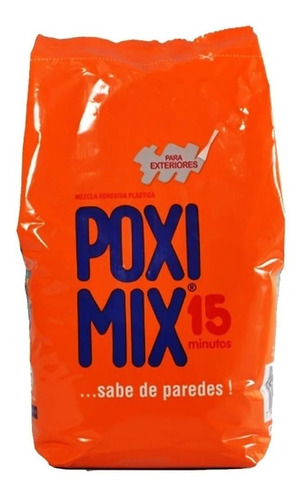 Poximix Exterior X 1.25 Kg Gris 15 Min Poxipol Harut Flores
