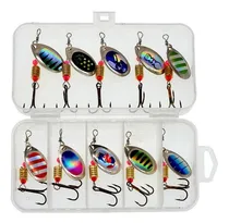 Comprar 10 Isca Artificial Spinner + Estojo