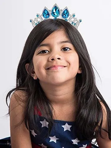 Sweetv Frozen Elsa Tiara Para Cumpleaños Y Disfraz De Niña Sweetv Frozen Elsa Tiara Para Cumpleaños Y Disfraz De Niña