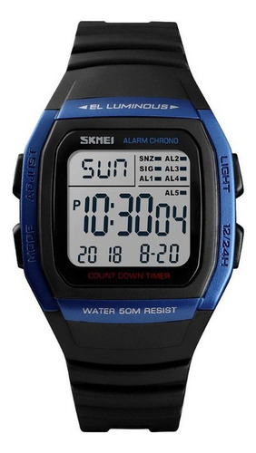 Reloj Electrónico Impermeable Led Digital Skmei