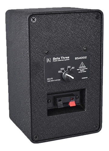 Imagen 4 de 6 de Altavoz Parlante Ambiental Pasivo Beta Three Bs4002 Par