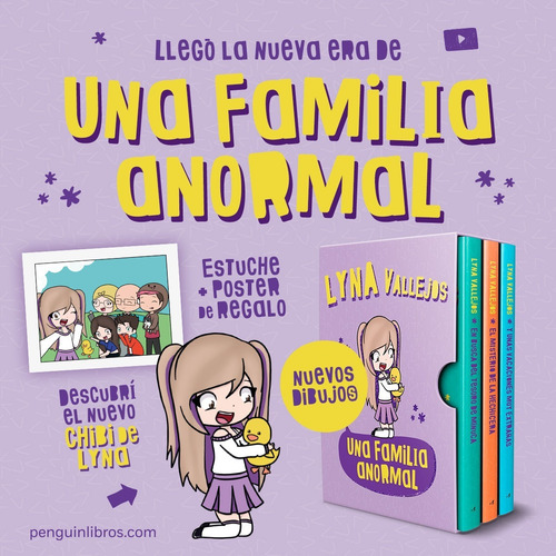 Pack Una Familia Anormal ( 3 Libros) - Vallejos Lyna