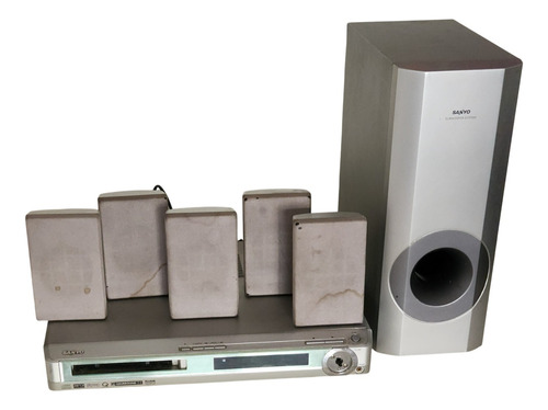 Reproductor Dvd Sanyo Modelo Jcx Ts760 No Lee Cd/dvd Gris (Usado)