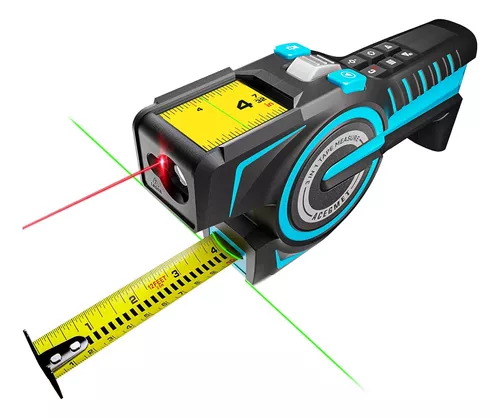 Cinta Métrica Digital 3 En 1, Herramienta De Medición Láser