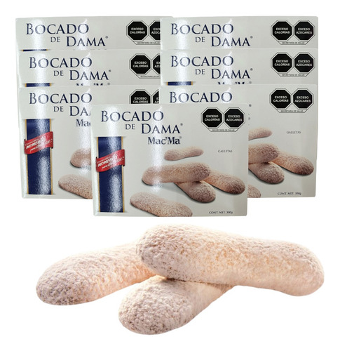 Galleta Bocado De Dama 2 Cajas De 300 G C/u Mac Ma AzĂșcar E