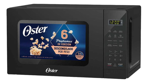 Horno Microondas Oster 20l Pogme2702 Negro