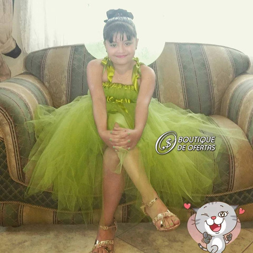 Vestido De Princesa Tinkerbell En Oferta!!!