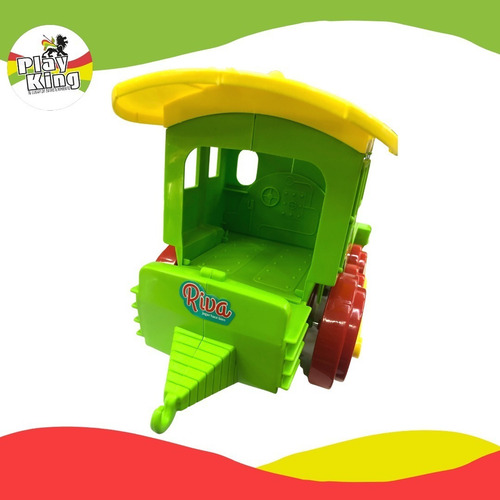 Imagen 5 de 8 de Tren Grande Locomotora Arrastre Riva Calesita Playking