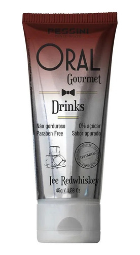 Gel Lubrificante Oral Gourmet Sabor Ice Redwhiskey 45g