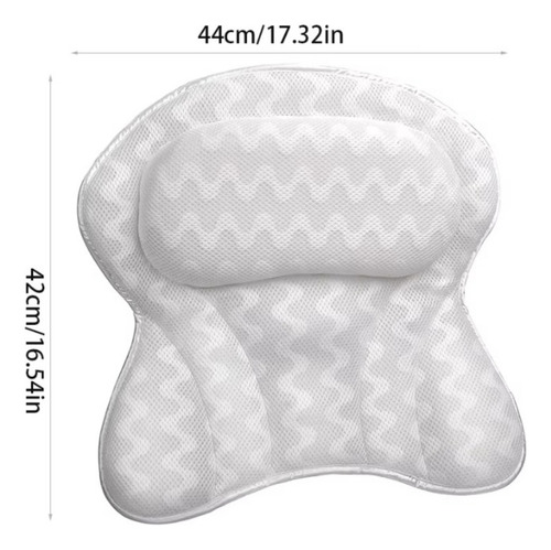 Almohada De Spa Antideslizante Con Ventosas