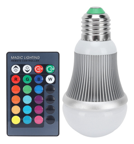 Bombilla De 5 W E27 Rgb Led Con Mando A Distancia Rgbw Que C