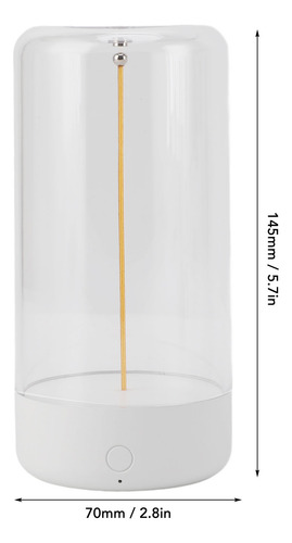 Mesa Minimalista, Inalámbrica, Recargable, Táctil