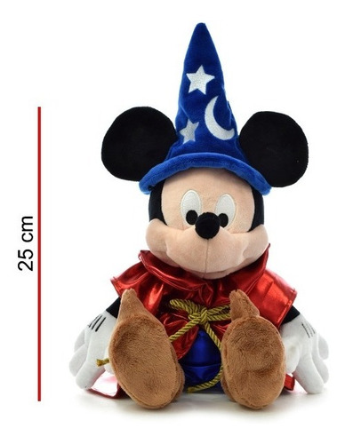Imagen 5 de 7 de Peluche Mickey Mago 40 Cm - Orig. Phi Phi Toys