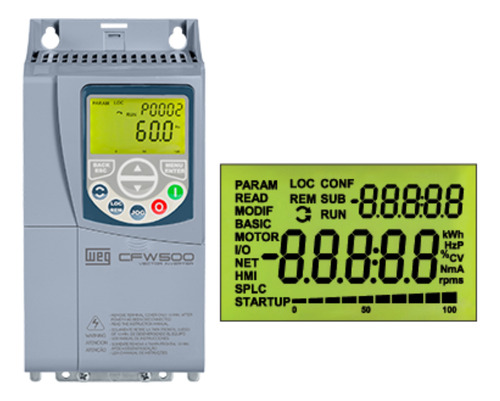 Inversor De Frequência Weg Cfw500 Trif 7,5cv 24a 220v