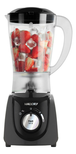 Liquidificador Mallory Fast Mix 520w Preto 220v