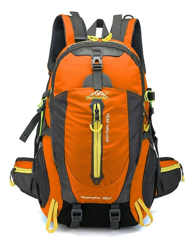 Mochila Bp23 Outdoor Deportiva 40l Multifunciona Naranja