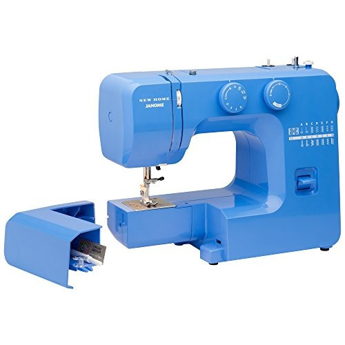 Máquina De Coser Janome Azul De Alta Costura  Fácil Uso