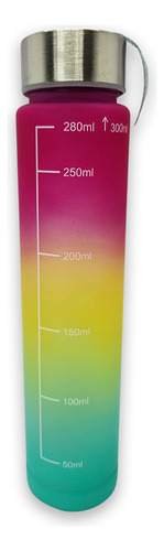 3 Garrafas Água Galão 2l 900ml 500ml Degrade Academia Escola