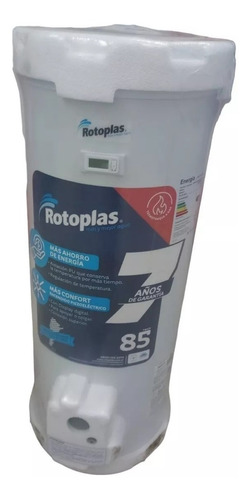 Termotanque A Gas Rotoplas 85 Lts Pie/colgar Conex. Sup.