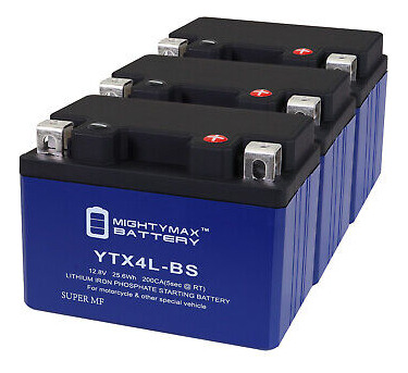 Mighty Max Ytx4l-bs Lithium Replaces Aprilia 150 Mojito Eed