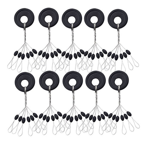 Imagen 5 de 5 de Nudo Corredizo De Silicona Linea Pesca X 24