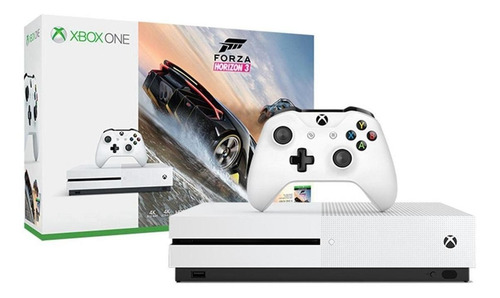 Microsoft Xbox One S 500GB Forza Horizon 3 Bundle cor  branco