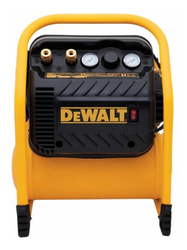 Compresor de aire eléctrico portátil DeWalt DWFP55130 monofásico 2.5gal 1.1hp 120V 60Hz amarillo/negro