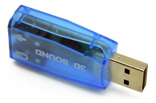 Adaptador Externo De Som 5.1 Usb Placa De Som Computador Pc