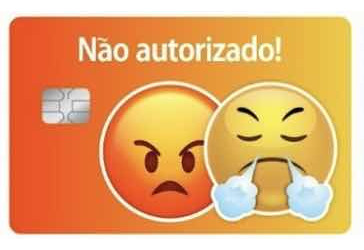 Adesivo Para Cartão De Crédito Não Autorizado