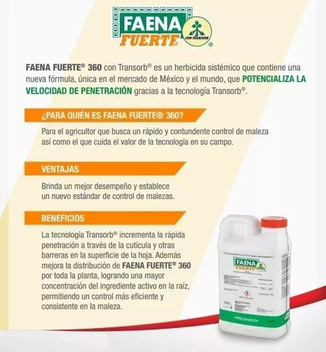 Faena Fuerte 1 Litro Sistemico