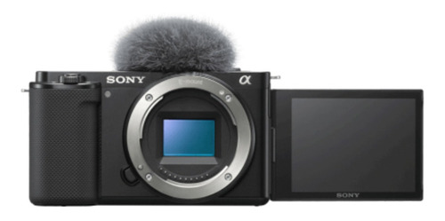  Sony Alpha ZV-E10 ILCZVE10 sin espejo color  negro 