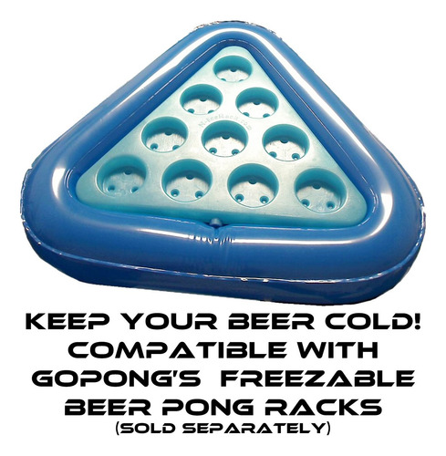 Pool Pong Rack Juego De Beer Pong Flotante Incluye 2