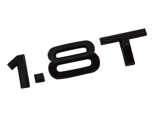 Emblema Audi Baul 1.8t Negro Brillante Pegatina Rs