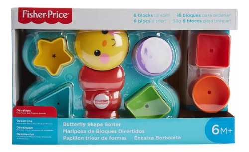 Fisher Price Estimulación Mariposa Bloques Divertidos