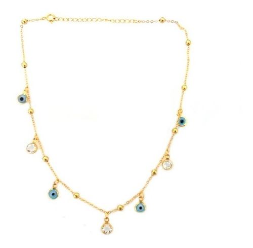 Imagem 5 de 6 de Kit Atacado 10 Colares Choker Moda Blogueira Folheado A Ouro