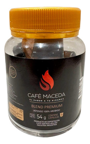 Capsulas De Cafe Maceda Compatibles Nespresso X9 Premium