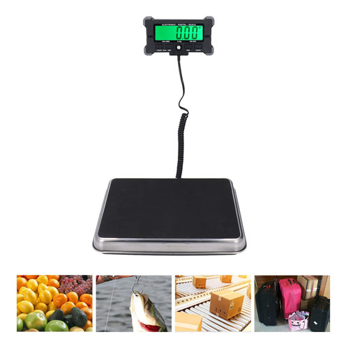 Escala De Envío Digital 200 Kg Precisión 0,05 Kg Acero Inoxi