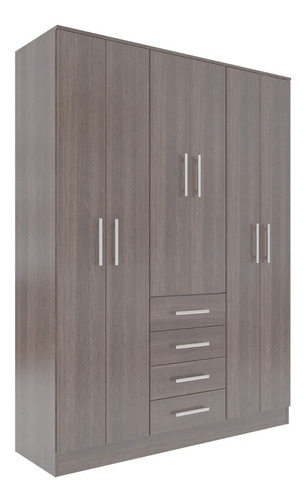 Ropero Placard Premium 1.53mt 6 Puerta Corredera Met Orlandi