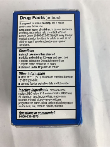 Cvs Suplementos Acetaminophen Pm 25 Mg