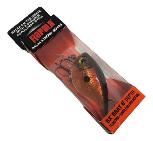 Señuelo Rapala Bxb-6 5,2cm Crank Balsa Bait Spinning Pesca