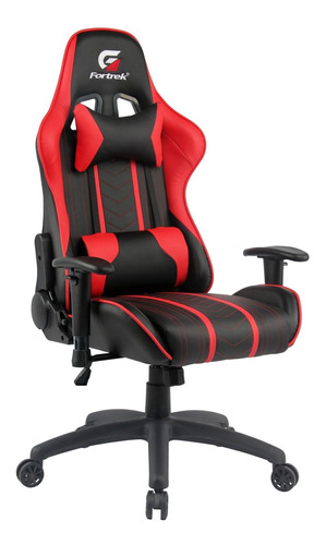 Cadeira Gamer Black Hawk Preta/vermelha Fortrek