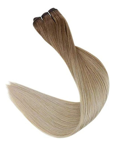 Paquetes De Cabello De Tejido Recto Remy De 16 Pulgadas De B