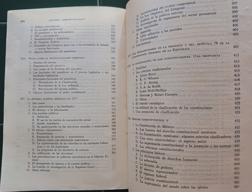 Estudios Constitucionales: Jorge Carpizo. Tercera Edición (Usado)