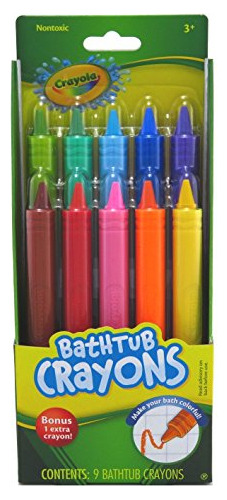 Crayones Para Bañera Crayola, Colores Surtidos, 9 Unidades